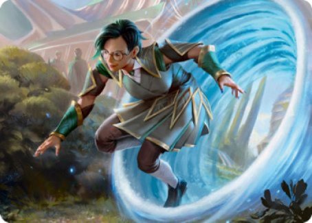 Vortex Runner Art Card [Strixhaven: School of Mages Art Series] | Gear Gaming Fayetteville