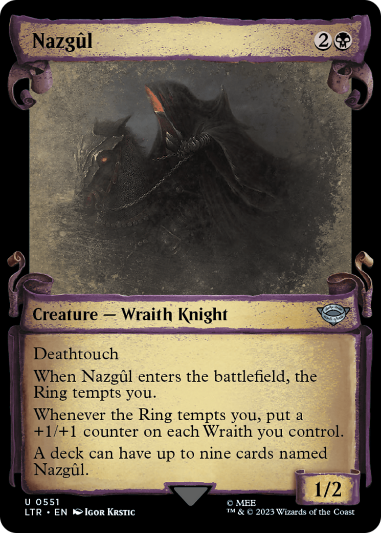 Nazgul (0551) [The Lord of the Rings: Tales of Middle-Earth Showcase Scrolls] | Gear Gaming Fayetteville