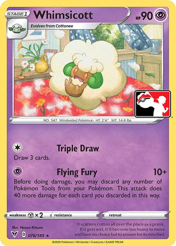 Whimsicott (076/185) [Prize Pack Series One] | Gear Gaming Fayetteville