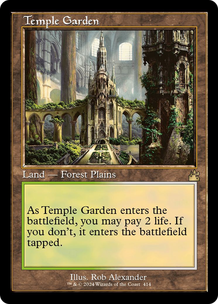 Temple Garden (Retro) [Ravnica Remastered] | Gear Gaming Fayetteville