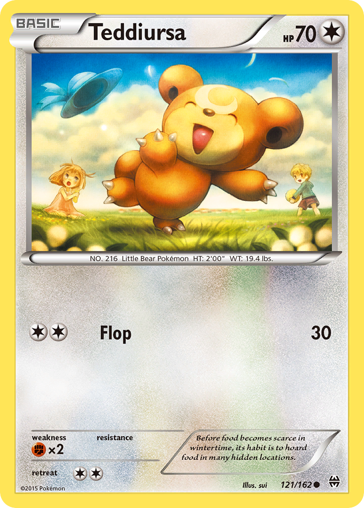 Teddiursa (121/162) [XY: BREAKthrough] | Gear Gaming Fayetteville