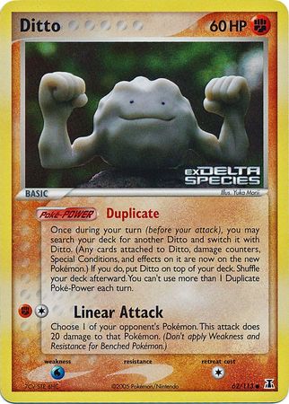 Ditto (62/113) (Stamped) [EX: Delta Species] | Gear Gaming Fayetteville