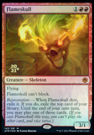 Flameskull [Dungeons & Dragons: Adventures in the Forgotten Realms Prerelease Promos] | Gear Gaming Fayetteville