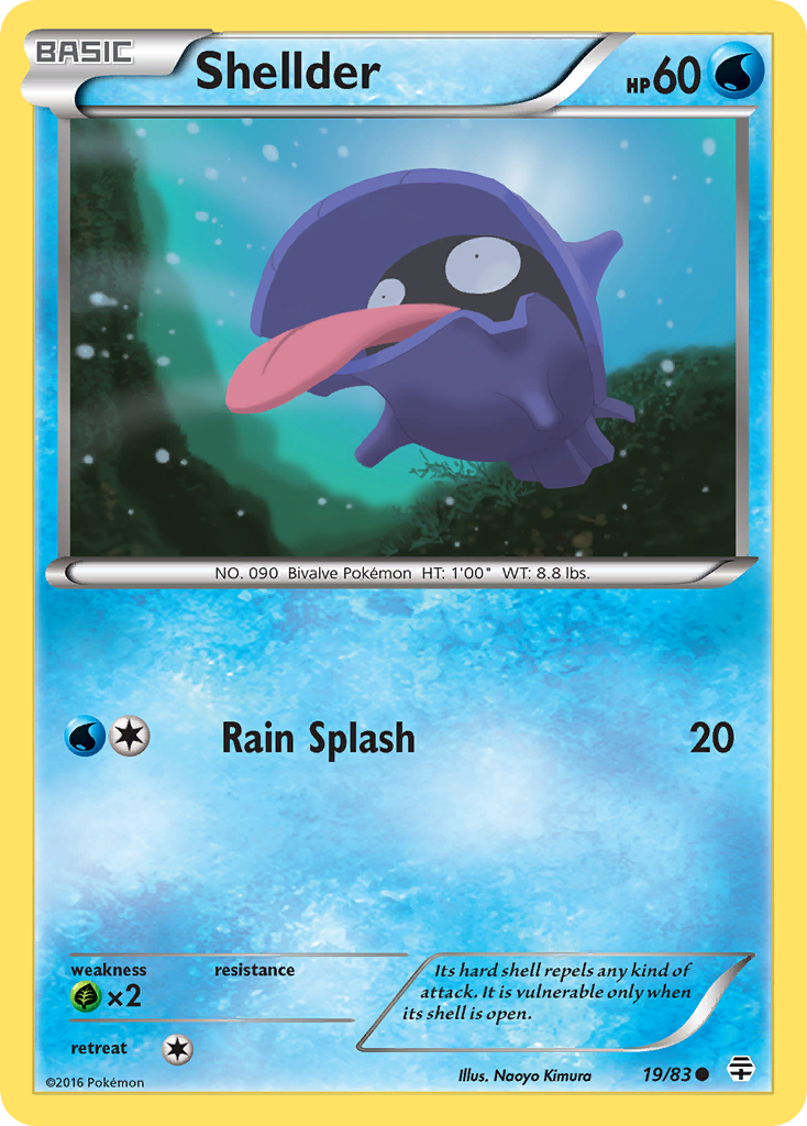 Shellder (19/83) [XY: Generations] | Gear Gaming Fayetteville