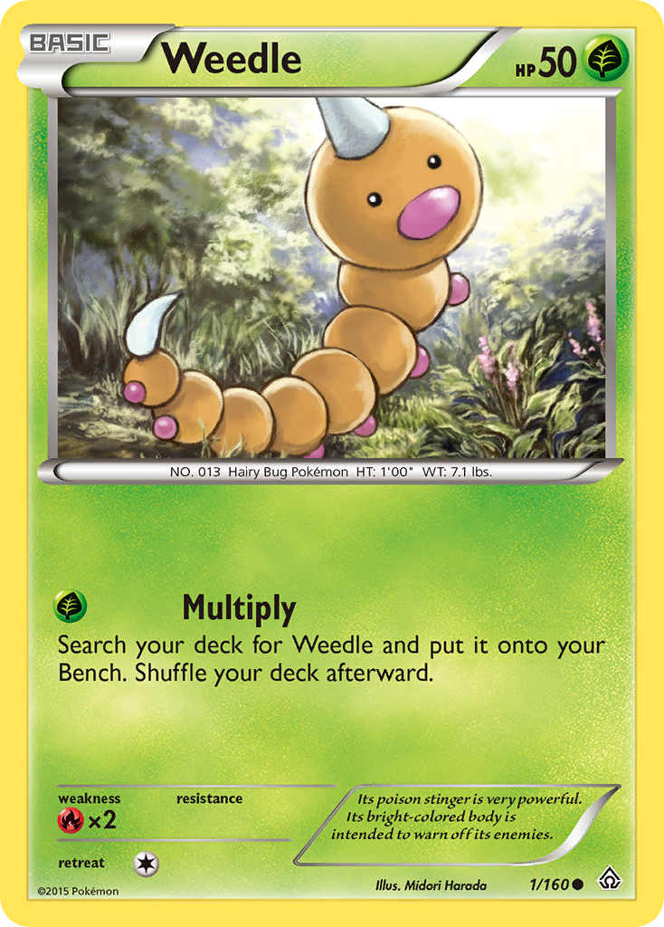 Weedle (1/160) [XY: Primal Clash] | Gear Gaming Fayetteville