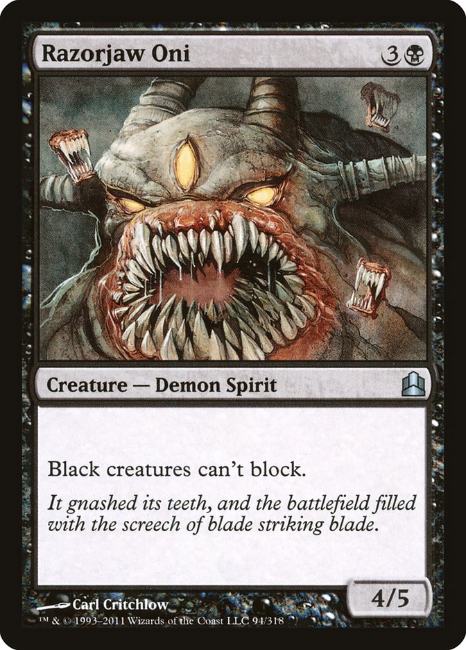 Razorjaw Oni [Commander 2011] | Gear Gaming Fayetteville