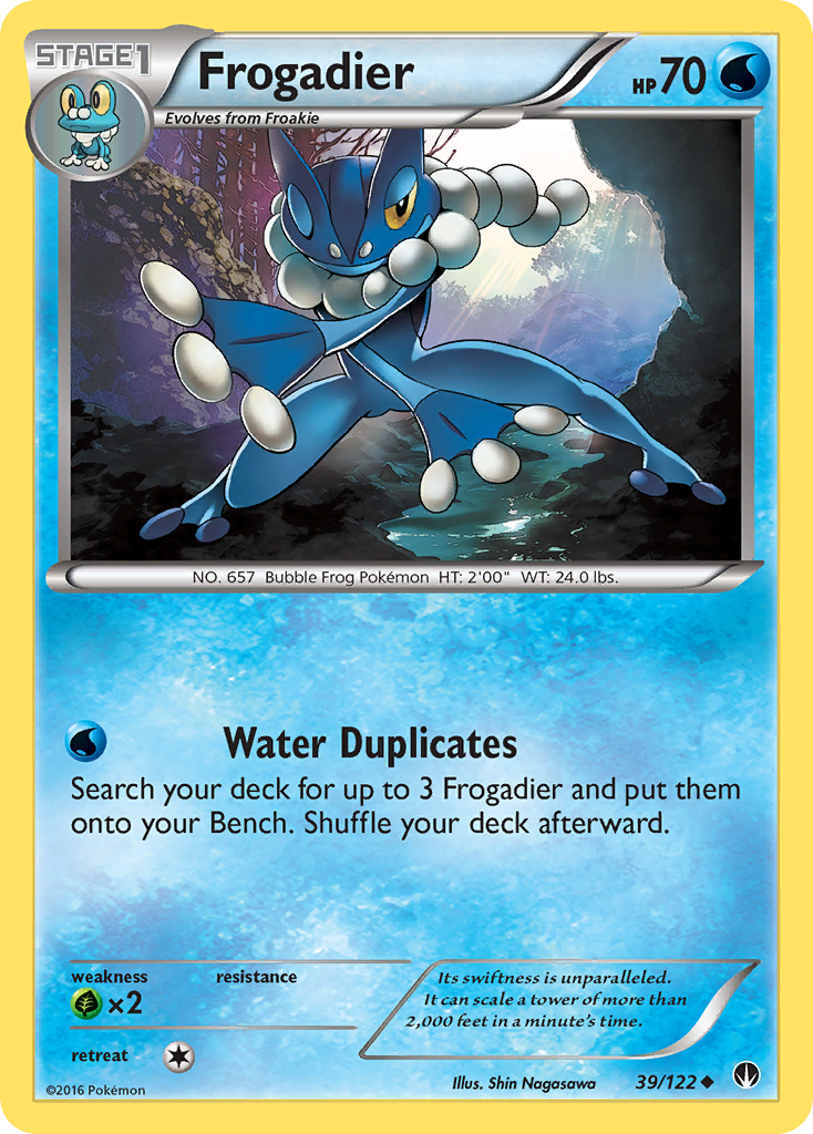 Frogadier (39/122) [XY: BREAKpoint] | Gear Gaming Fayetteville