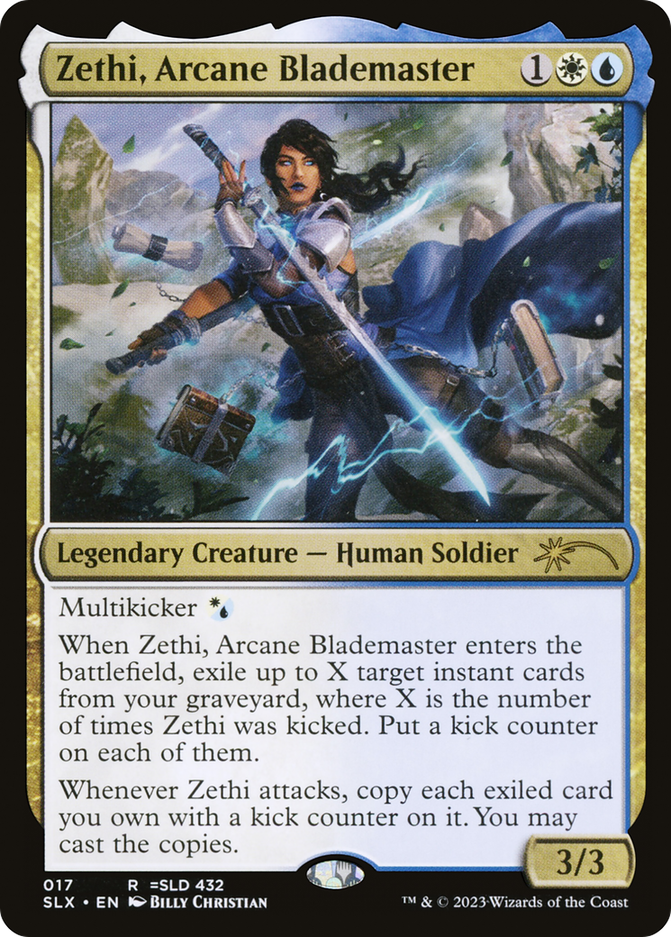 Zethi, Arcane Blademaster [Secret Lair: Universes Within] | Gear Gaming Fayetteville