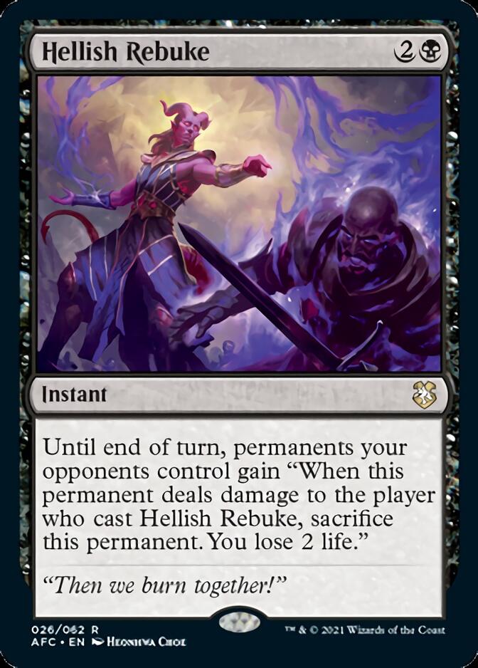 Hellish Rebuke [Dungeons & Dragons: Adventures in the Forgotten Realms Commander] | Gear Gaming Fayetteville