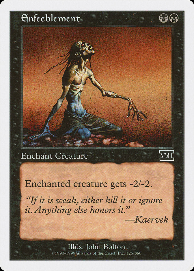 Enfeeblement [Classic Sixth Edition] | Gear Gaming Fayetteville