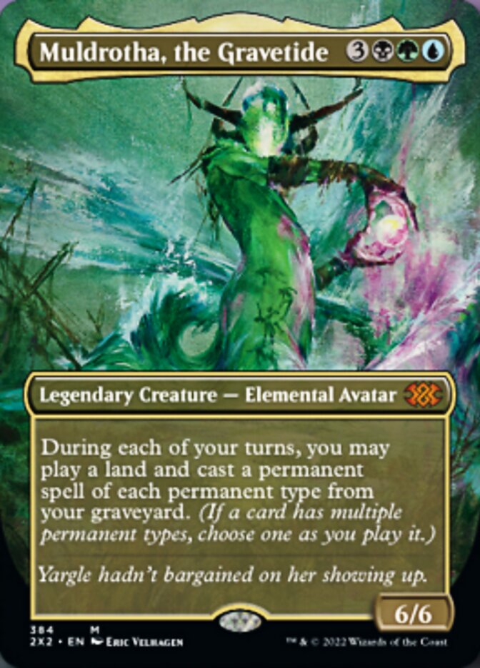 Muldrotha, the Gravetide (Borderless Alternate Art) [Double Masters 2022] | Gear Gaming Fayetteville