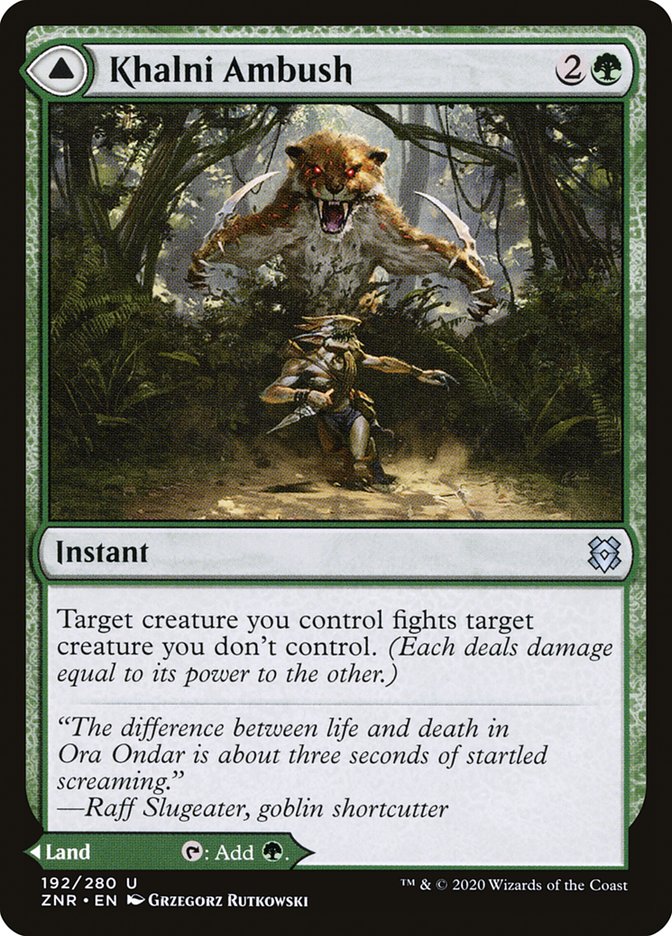 Khalni Ambush // Khalni Territory [Zendikar Rising] | Gear Gaming Fayetteville