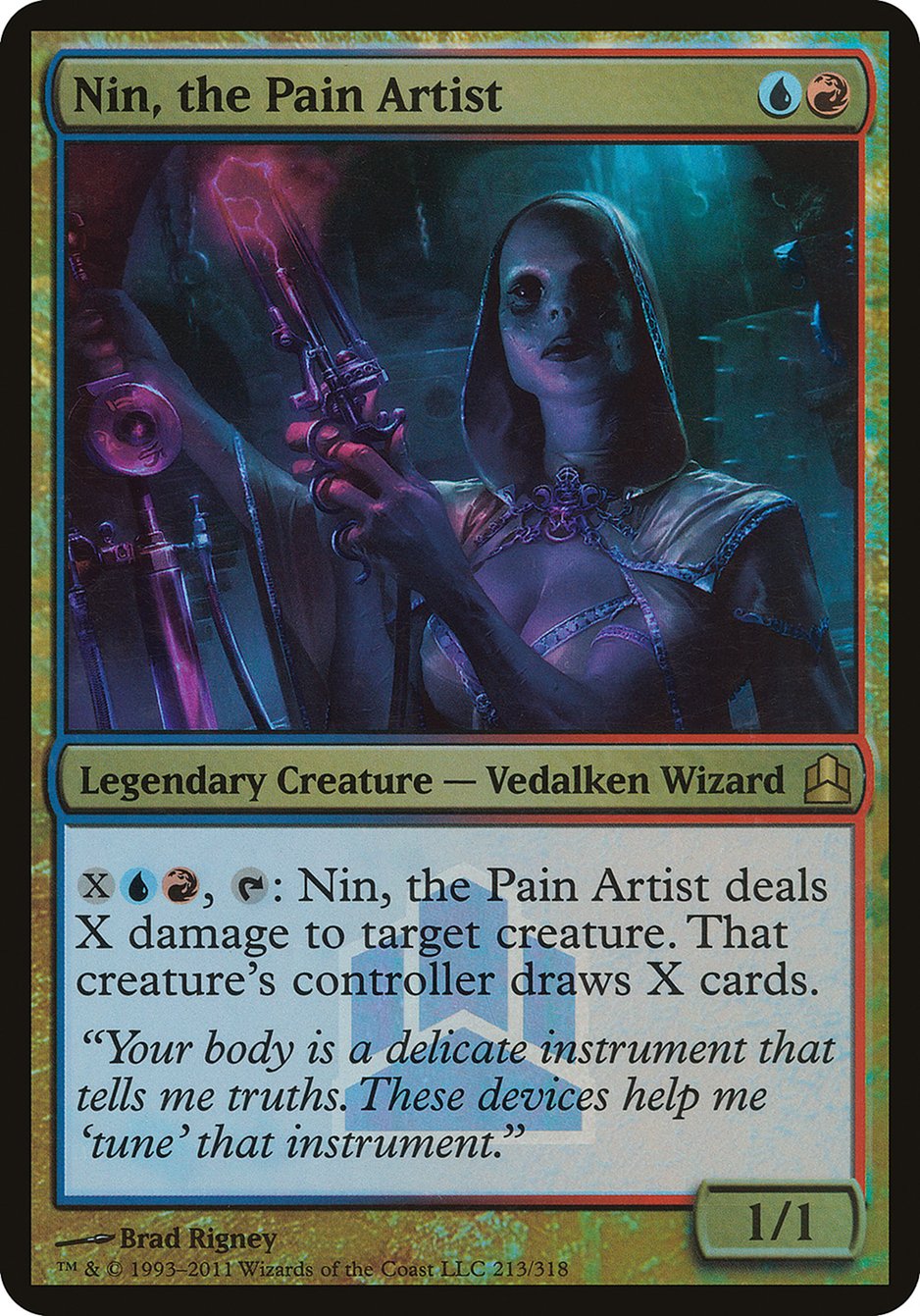 Nin, the Pain Artist (Launch) (Oversized) [Commander 2011 Oversized] | Gear Gaming Fayetteville