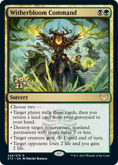 Witherbloom Command [Strixhaven: School of Mages Prerelease Promos] | Gear Gaming Fayetteville