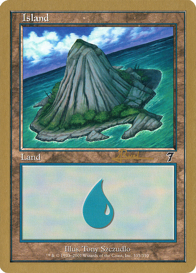 Island (ar335) (Antoine Ruel) [World Championship Decks 2001] | Gear Gaming Fayetteville