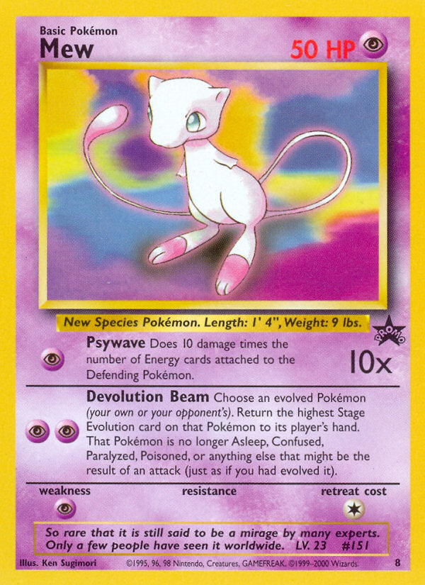 Mew (8) [Wizards of the Coast: Black Star Promos] | Gear Gaming Fayetteville