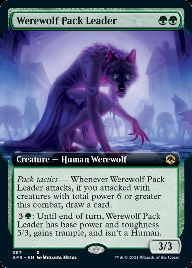 Werewolf Pack Leader (Extended Art) [Dungeons & Dragons: Adventures in the Forgotten Realms] | Gear Gaming Fayetteville