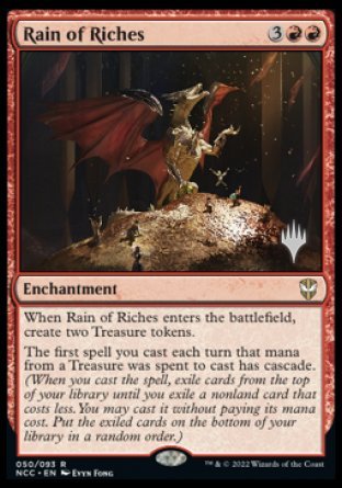 Rain of Riches (Promo Pack) [Streets of New Capenna Commander Promos] | Gear Gaming Fayetteville