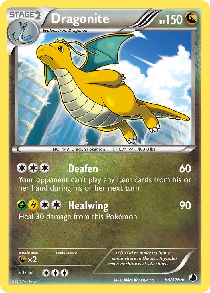 Dragonite (83/116) (Cosmos Holo) (Blister Exclusive) [Black & White: Plasma Freeze] | Gear Gaming Fayetteville