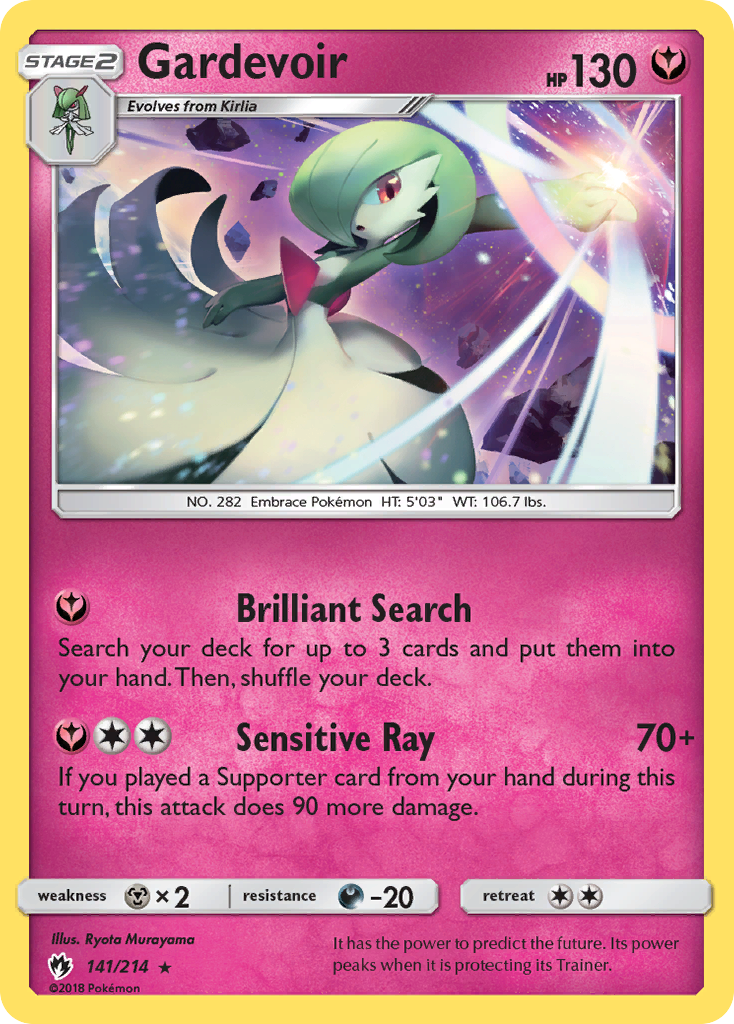 Gardevoir (141/214) [Sun & Moon: Lost Thunder] | Gear Gaming Fayetteville