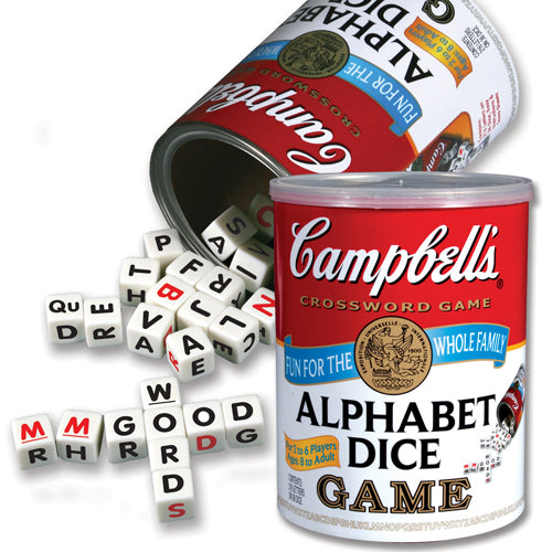 Campbell’s Alphabet Dice | Gear Gaming Fayetteville