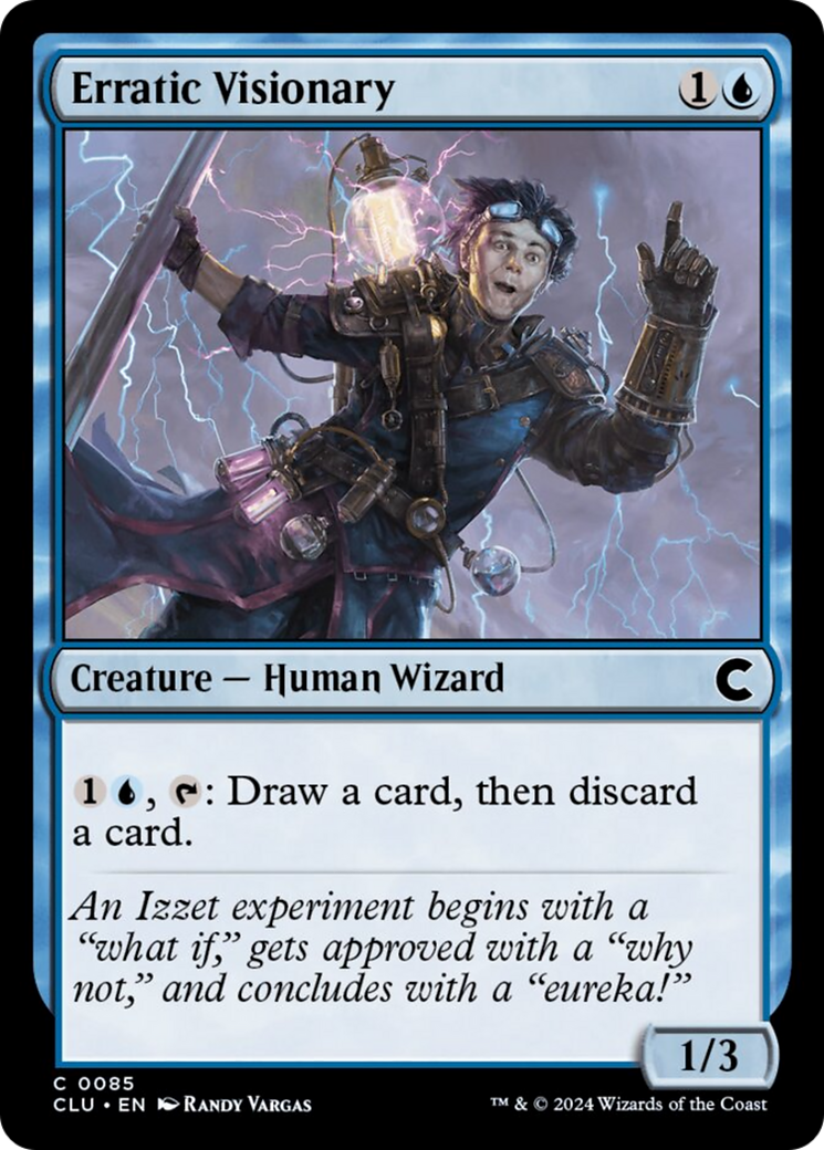 Erratic Visionary [Ravnica: Clue Edition] | Gear Gaming Fayetteville