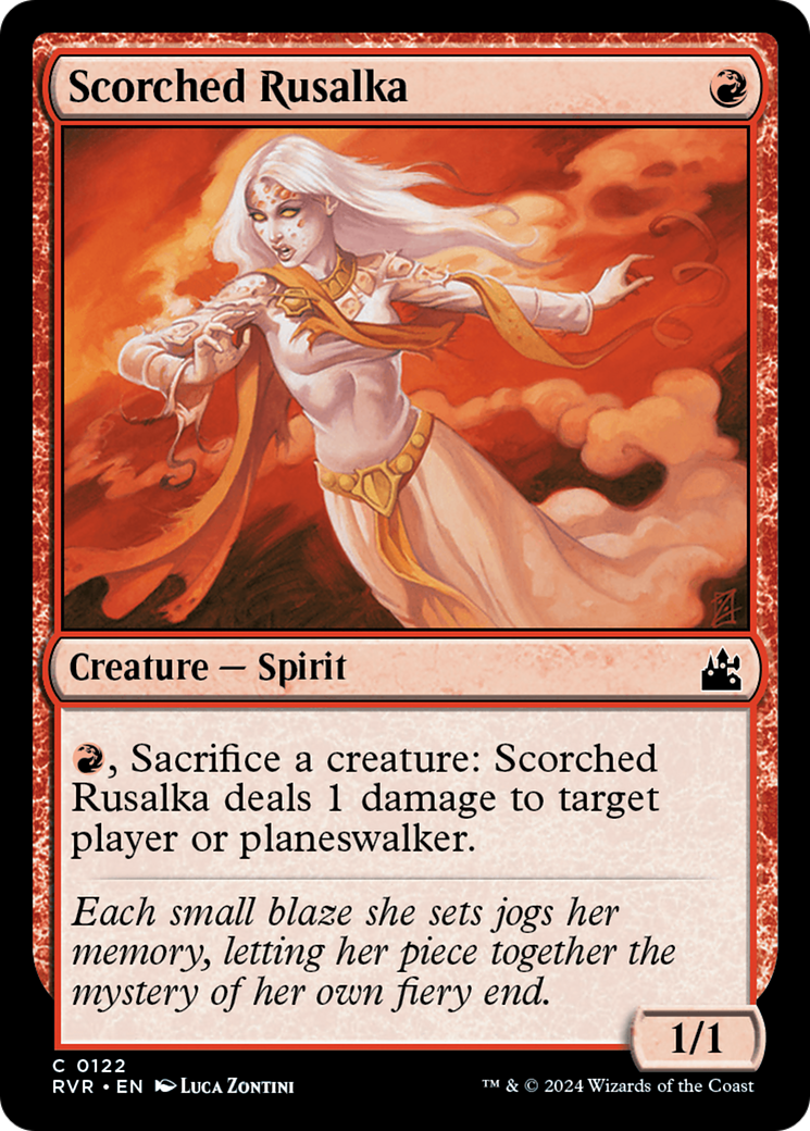 Scorched Rusalka [Ravnica Remastered] | Gear Gaming Fayetteville