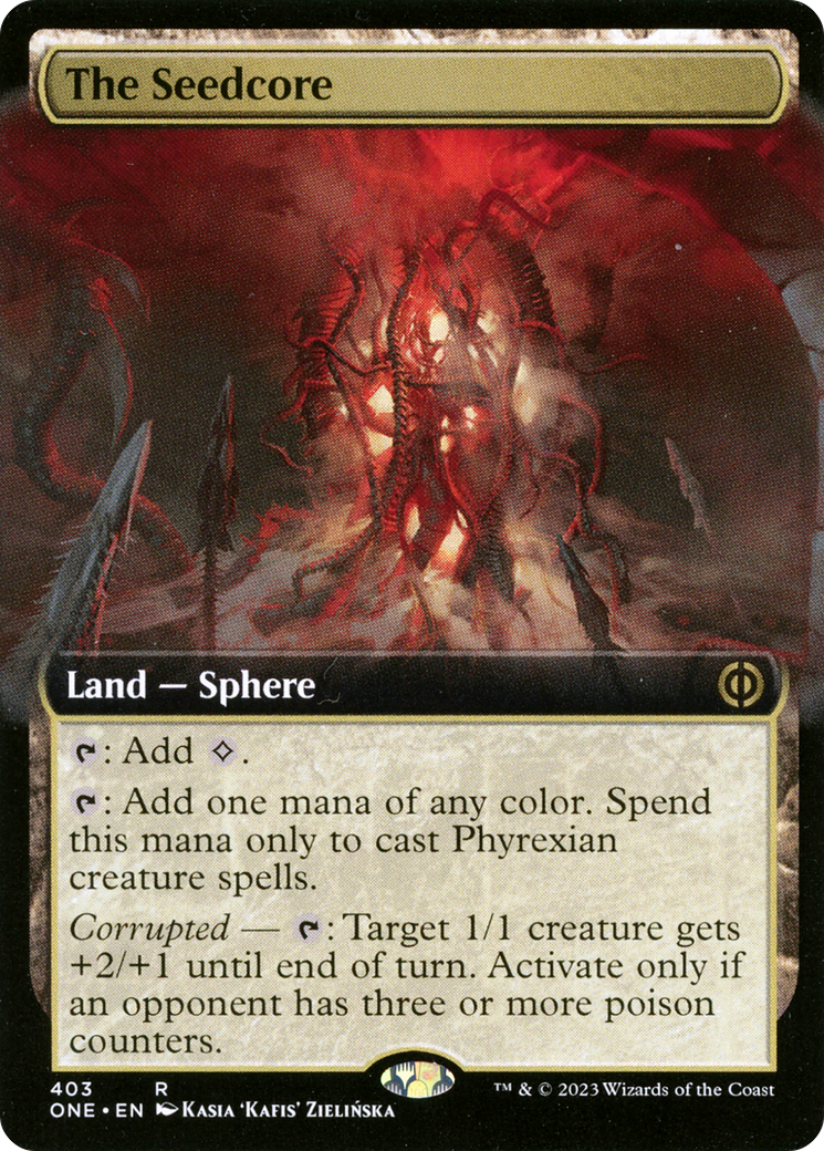 The Seedcore (Extended Art) [Phyrexia: All Will Be One] | Gear Gaming Fayetteville