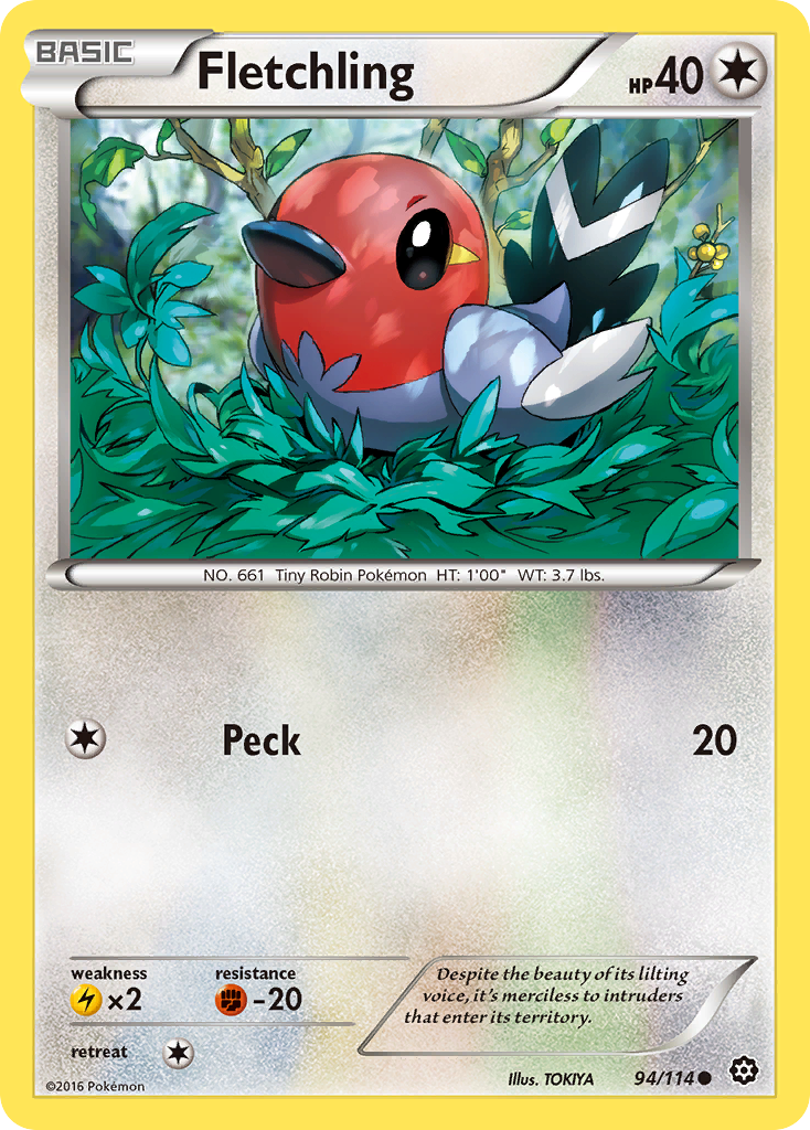 Fletchling (94/114) [XY: Steam Siege] | Gear Gaming Fayetteville