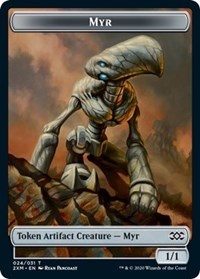 Myr (024) // Thopter (026) Double-Sided Token [Double Masters Tokens] | Gear Gaming Fayetteville