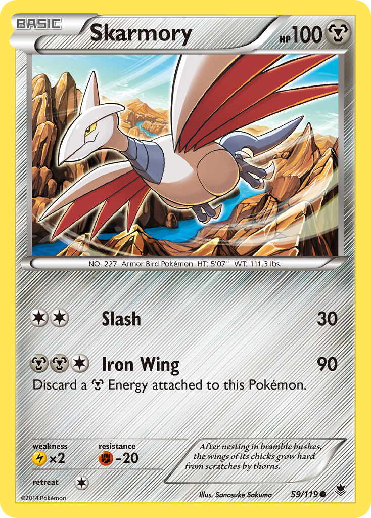 Skarmory (59/119) [XY: Phantom Forces] | Gear Gaming Fayetteville