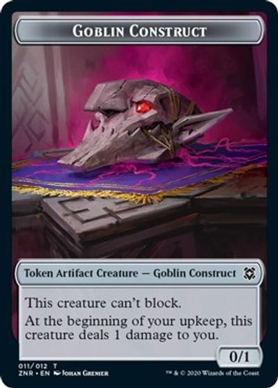 Satyr // Goblin Construct Double-Sided Token [Challenger Decks 2021 Tokens] | Gear Gaming Fayetteville