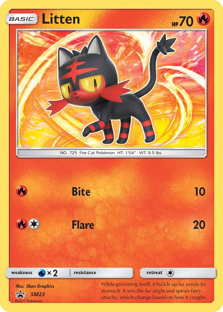 Litten (SM23) [Sun & Moon: Black Star Promos] | Gear Gaming Fayetteville