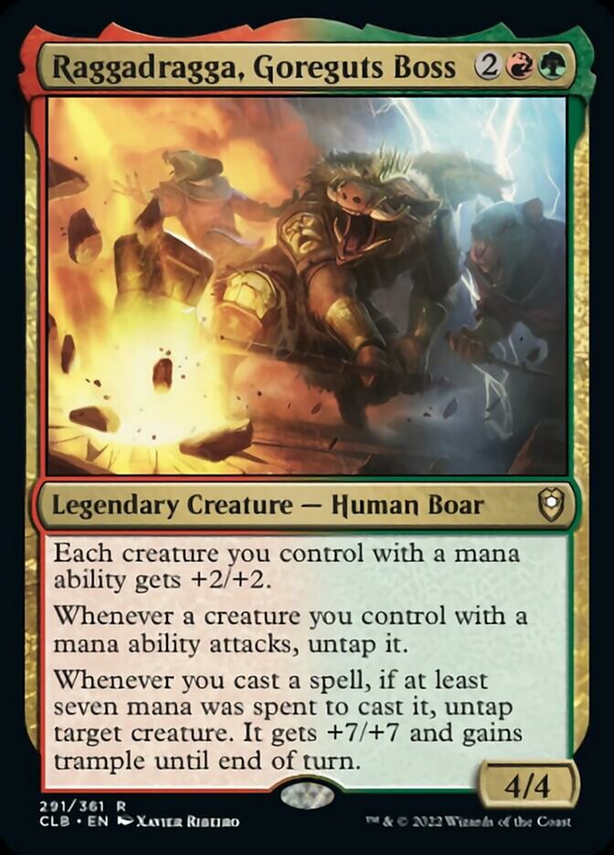 Raggadragga, Goreguts Boss [Commander Legends: Battle for Baldur's Gate] | Gear Gaming Fayetteville