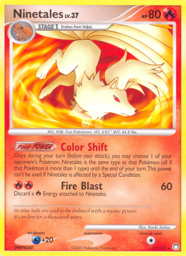 Ninetales (32/123) [Diamond & Pearl: Mysterious Treasures] | Gear Gaming Fayetteville