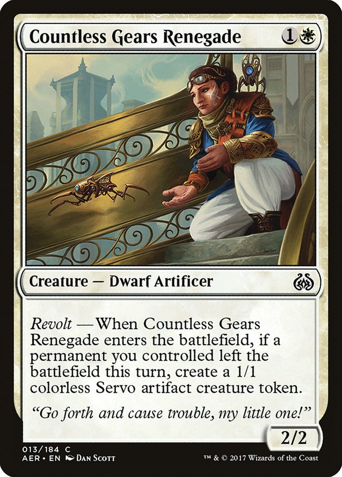 Countless Gears Renegade [Aether Revolt] | Gear Gaming Fayetteville