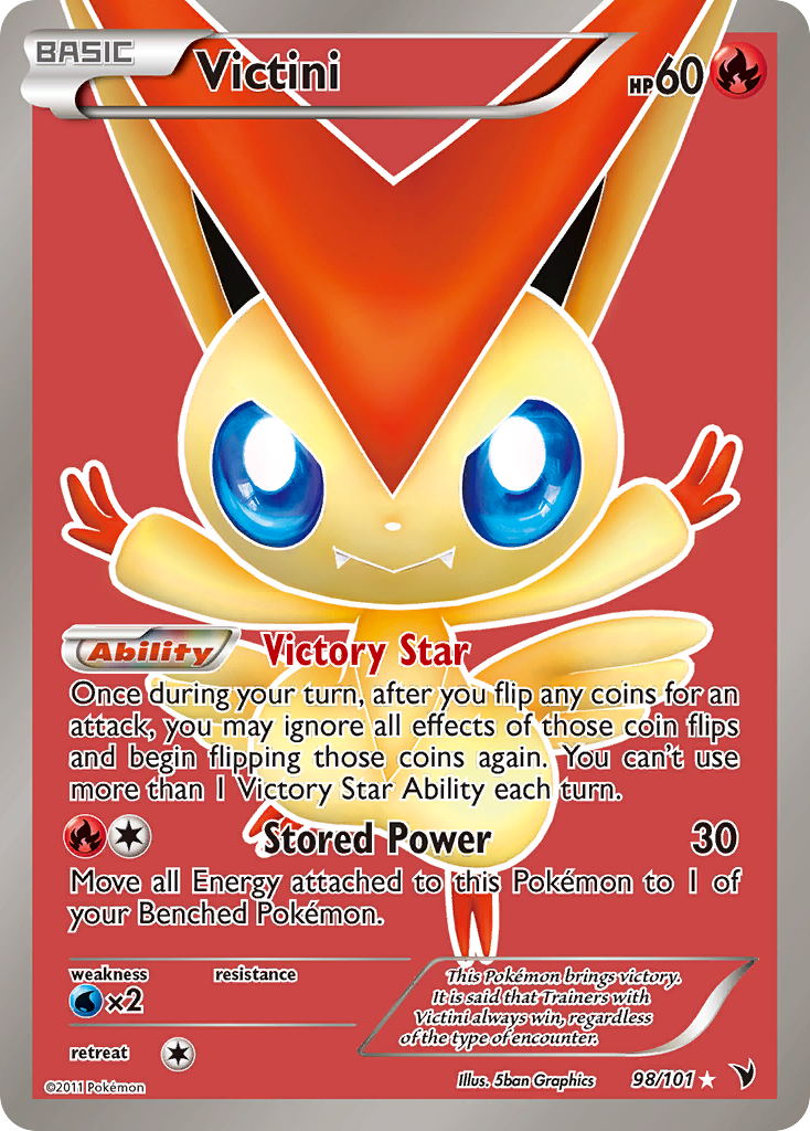 Victini (98/101) [Black & White: Noble Victories] | Gear Gaming Fayetteville