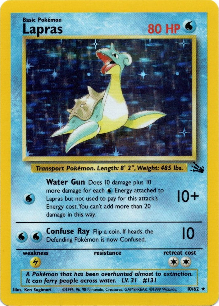 Lapras (10/62) [Fossil Unlimited] | Gear Gaming Fayetteville