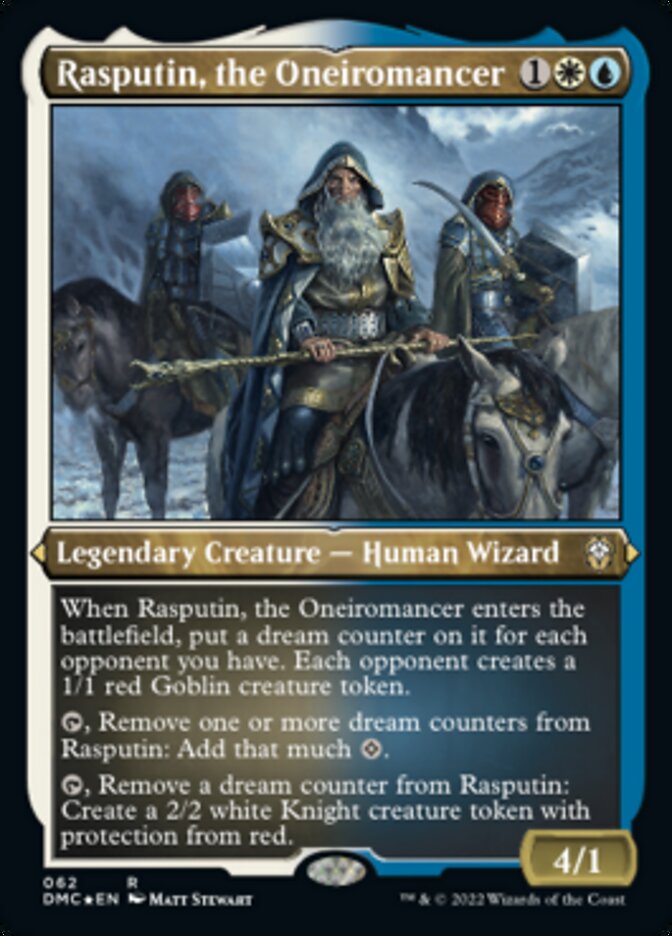 Rasputin, the Oneiromancer (Foil Etched) [Dominaria United Commander] | Gear Gaming Fayetteville