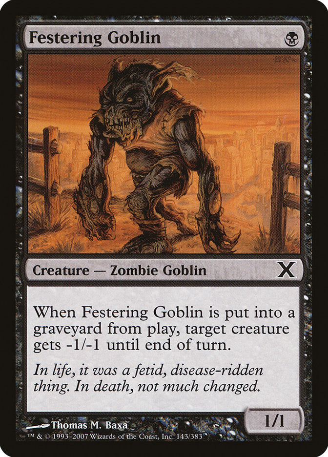 Festering Goblin [Tenth Edition] | Gear Gaming Fayetteville