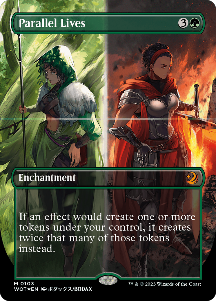 Parallel Lives (Anime Borderless) (Confetti Foil) [Wilds of Eldraine: Enchanting Tales] | Gear Gaming Fayetteville