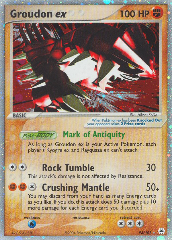 Groudon ex (93/101) [EX: Hidden Legends] | Gear Gaming Fayetteville