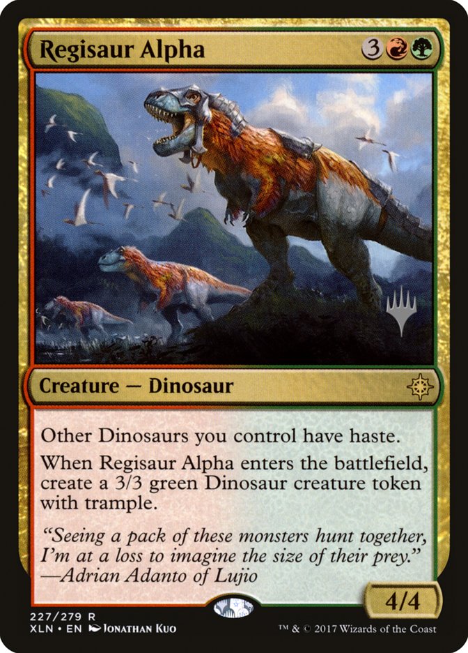 Regisaur Alpha (Promo Pack) [Ixalan Promos] | Gear Gaming Fayetteville