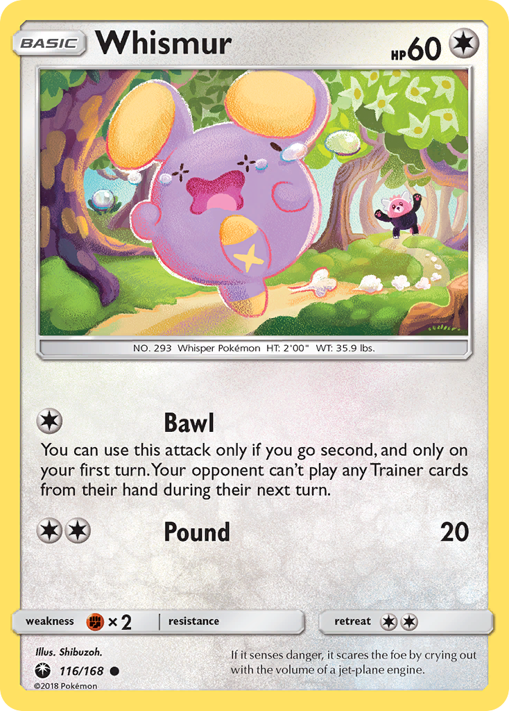 Whismur (116/168) [Sun & Moon: Celestial Storm] | Gear Gaming Fayetteville