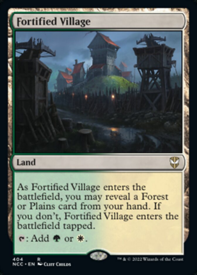 Fortified Village [Streets of New Capenna Commander] | Gear Gaming Fayetteville