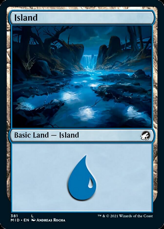 Island (381) [Innistrad: Midnight Hunt] | Gear Gaming Fayetteville