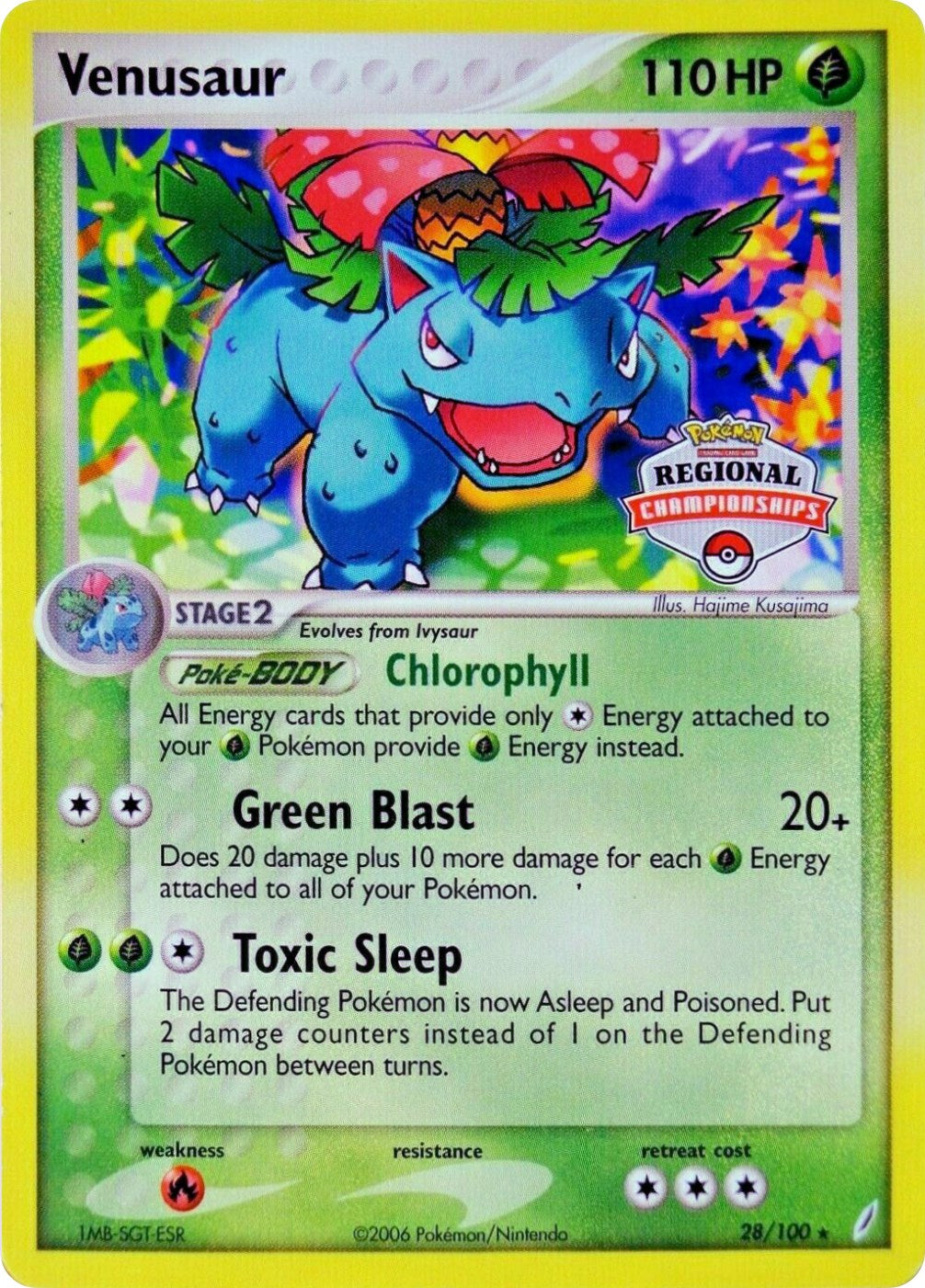 Venusaur (28/100) (Regional Championship Promo) [EX: Crystal Guardians] | Gear Gaming Fayetteville