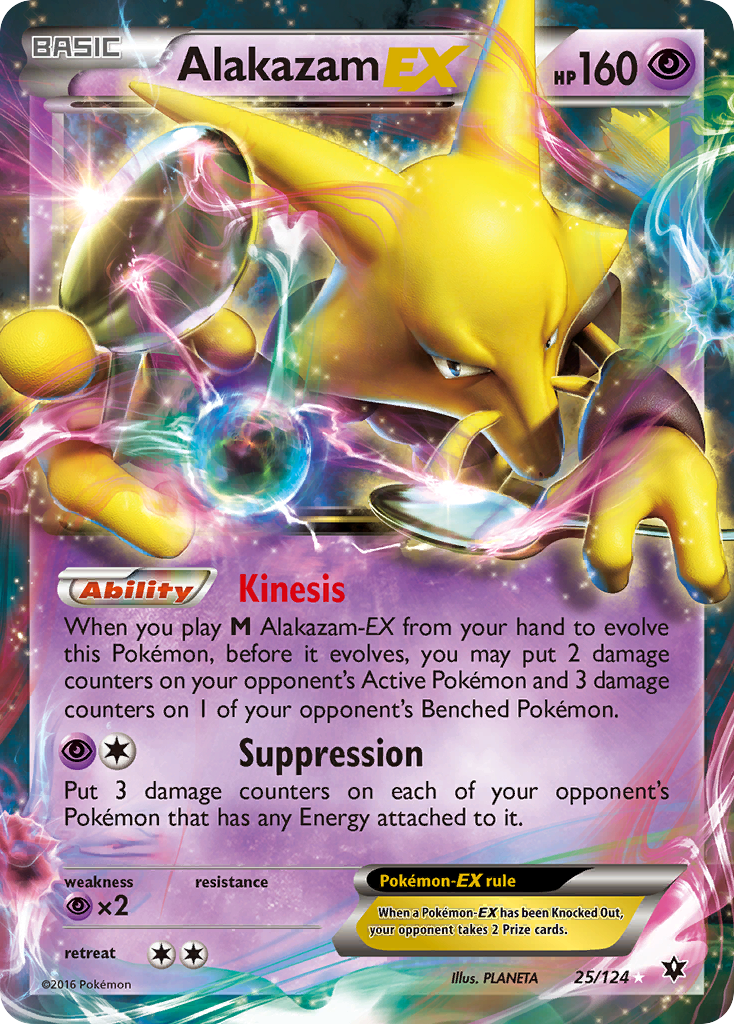 Alakazam EX (25/124) [XY: Fates Collide] | Gear Gaming Fayetteville