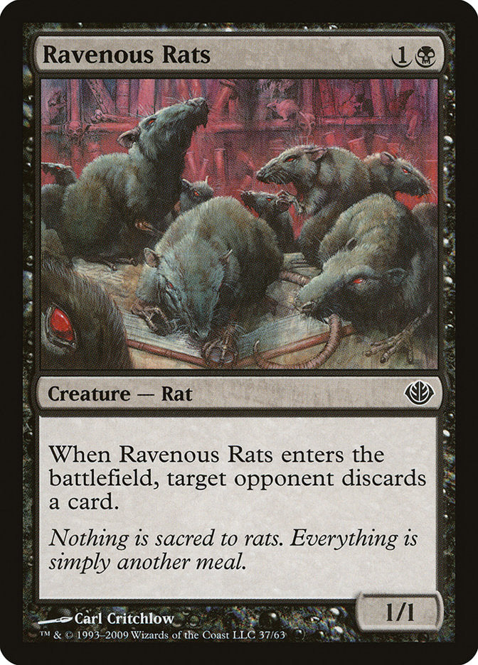 Ravenous Rats [Duel Decks: Garruk vs. Liliana] | Gear Gaming Fayetteville