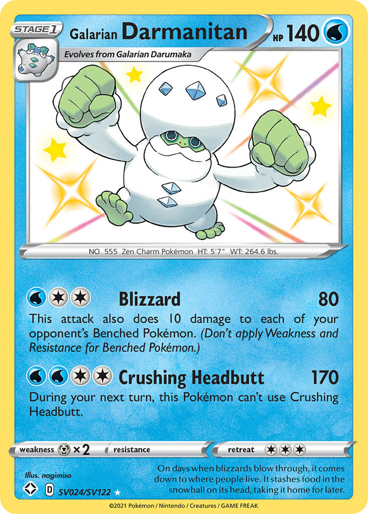 Galarian Darmanitan (SV024/SV122) [Sword & Shield: Shining Fates] | Gear Gaming Fayetteville